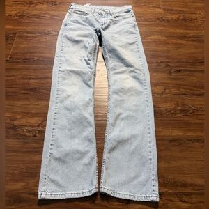 Levi’s 527 Men's Slim Bootcut Jeans 29x32 Light Wash Denim Western Cowboy Blue